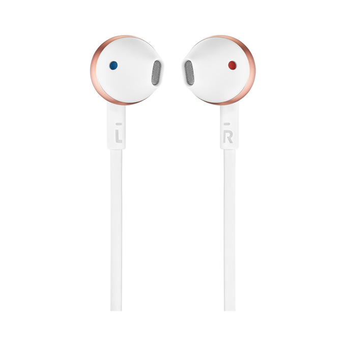 JBL Tune 205 - Rose Gold - Earbud headphones - Front image number null